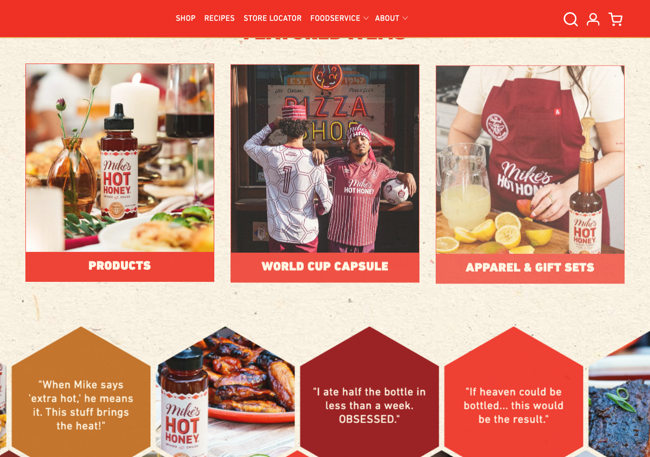 Mike's Hot Honey product page