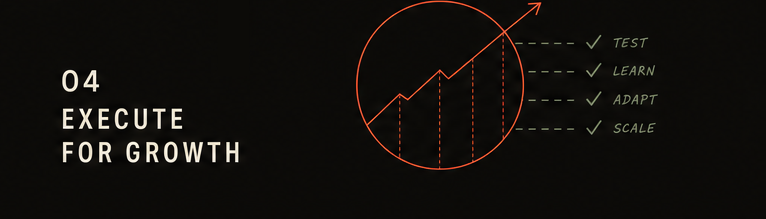 Step 4: Execute for growth.